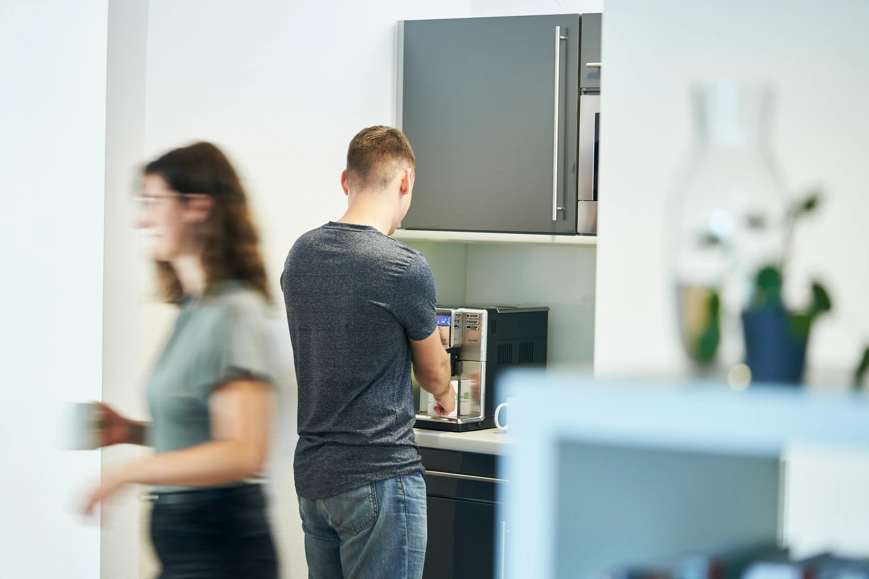 cronner trinken Kaffee