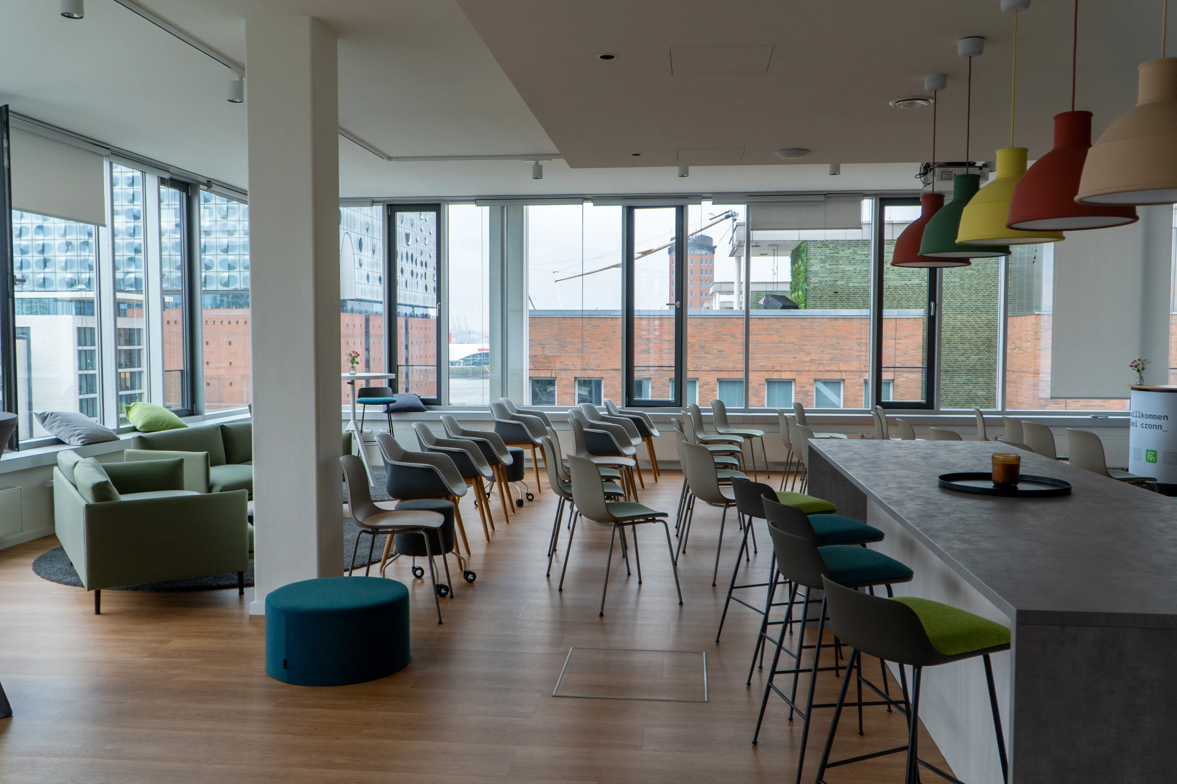 Event space im Hamburger Büro